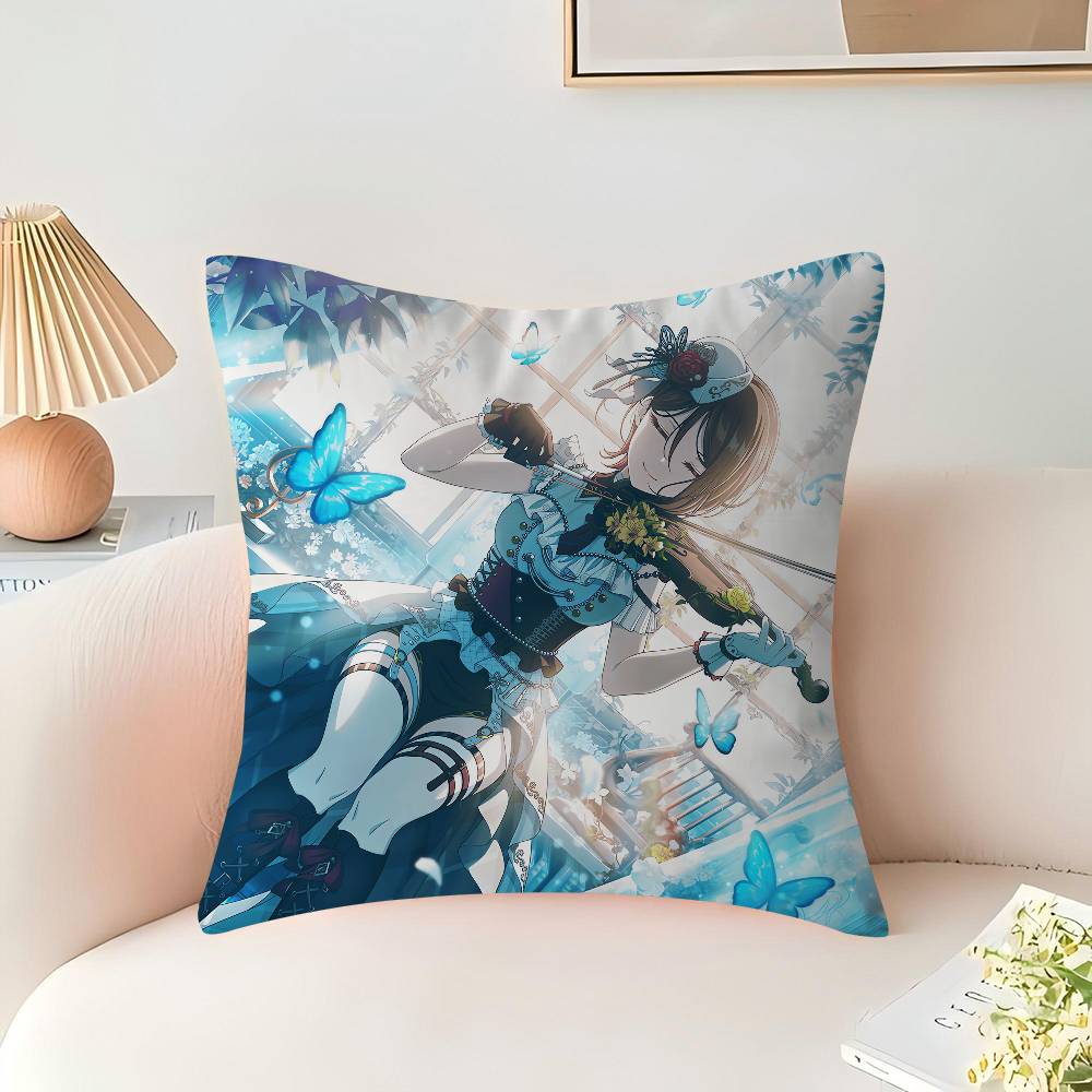 Rui Yashio Office Cushion Pillowcase Car Cushion Cover45X45CM Lumbar Pillowcase Sofa Pillowcover
