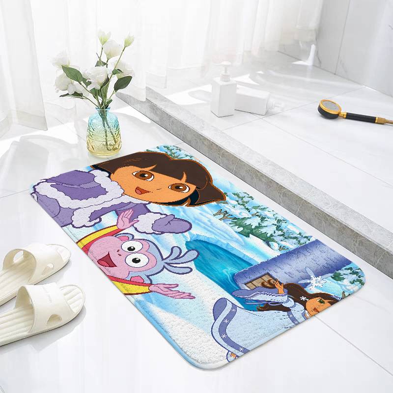 Dora The Explorer Floor Mat Living Room Rug For Bedroom Welcome Mat Outdoor Rug
