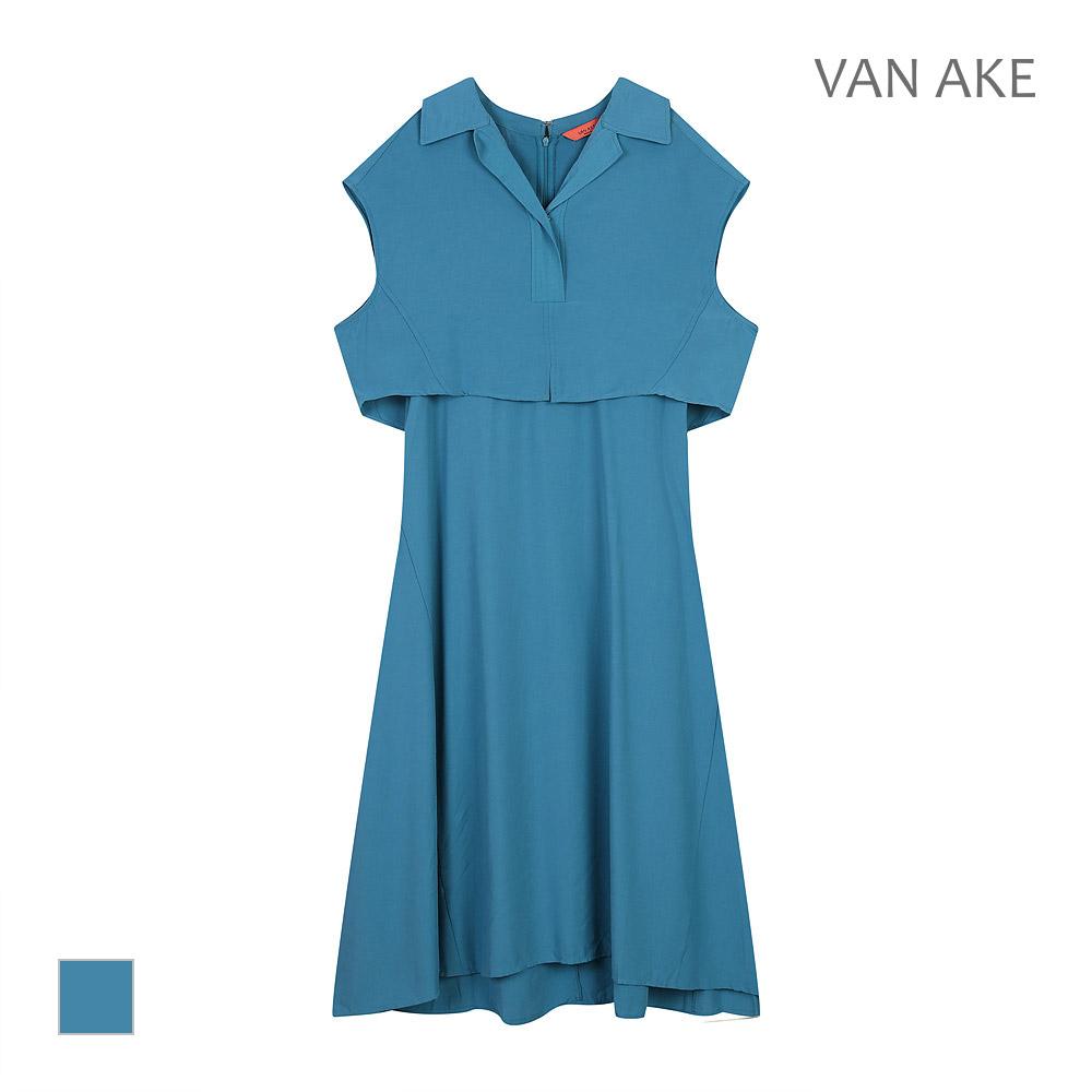 VANAKE Collared Sleeveless Dress_Vb38Opmd09A