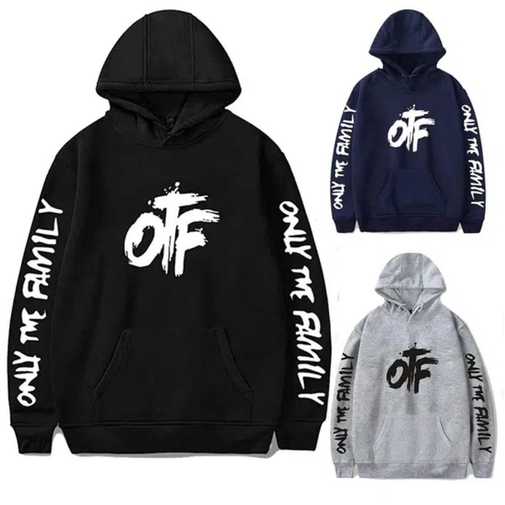 

Unisex OTF Printed Hip-hop Casual Sports Hoodie XS чорний