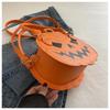 Halloween Handtasche Geldbörse Umhängetasche Neuheit Teufel Schultertasche PU-Leder Halloween Umhängetasche