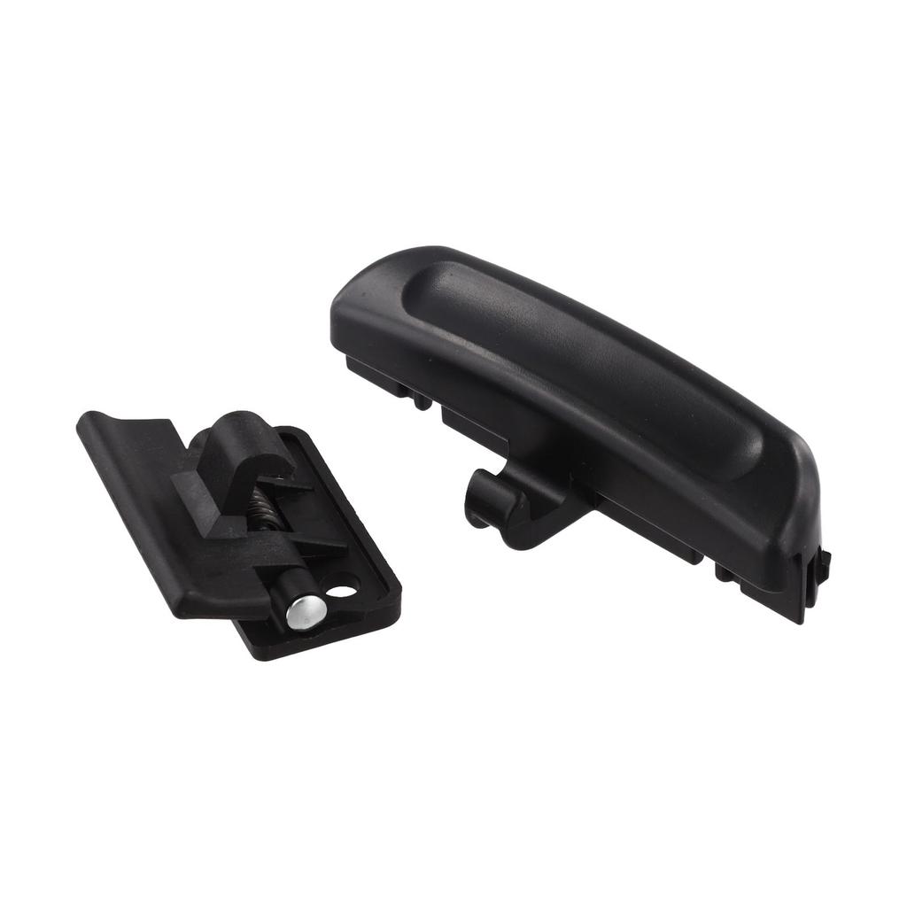Front Armrest Box Latch Upper Handle 58908-60060 for Toyota Land Cruiser LC100 UZJ100 1998-2006 - Black ABS Replacement Part