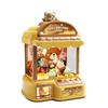Kids Mini Claw Machine Toy - Manual Arcade Prize Dispenser with 10 Plush Dolls, Ideal Birthday Party Gift