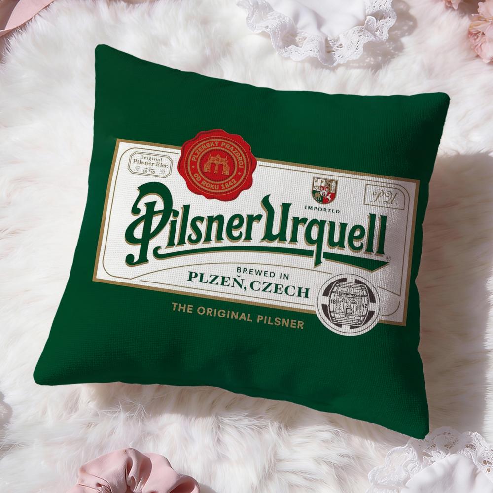 

Чехол на подушку P-Pilsner U-Urquell Премиум-комфорт Двусторонний чехол для подушки - Дизайн «Два в одном» для любой комнаты и салона автомобиля 30cmx30cm