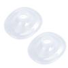 2 Pezzi Flangia in Silicone per 2 Pompe per Seno Indossabili Accessori Flangia Sostitutiva Inserto Cuscinetto Pezzi di Ricambio