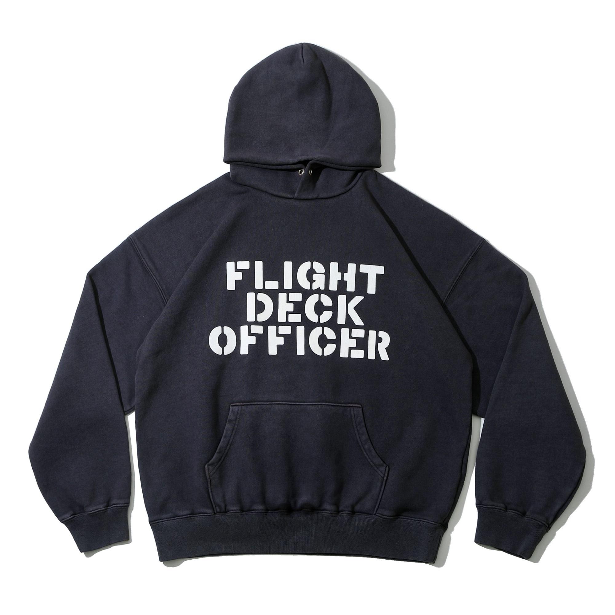 Weird Things Found Flight Deck Officer Overdy Sweat Hoodie (Dust Grey) Dust Gray / L
