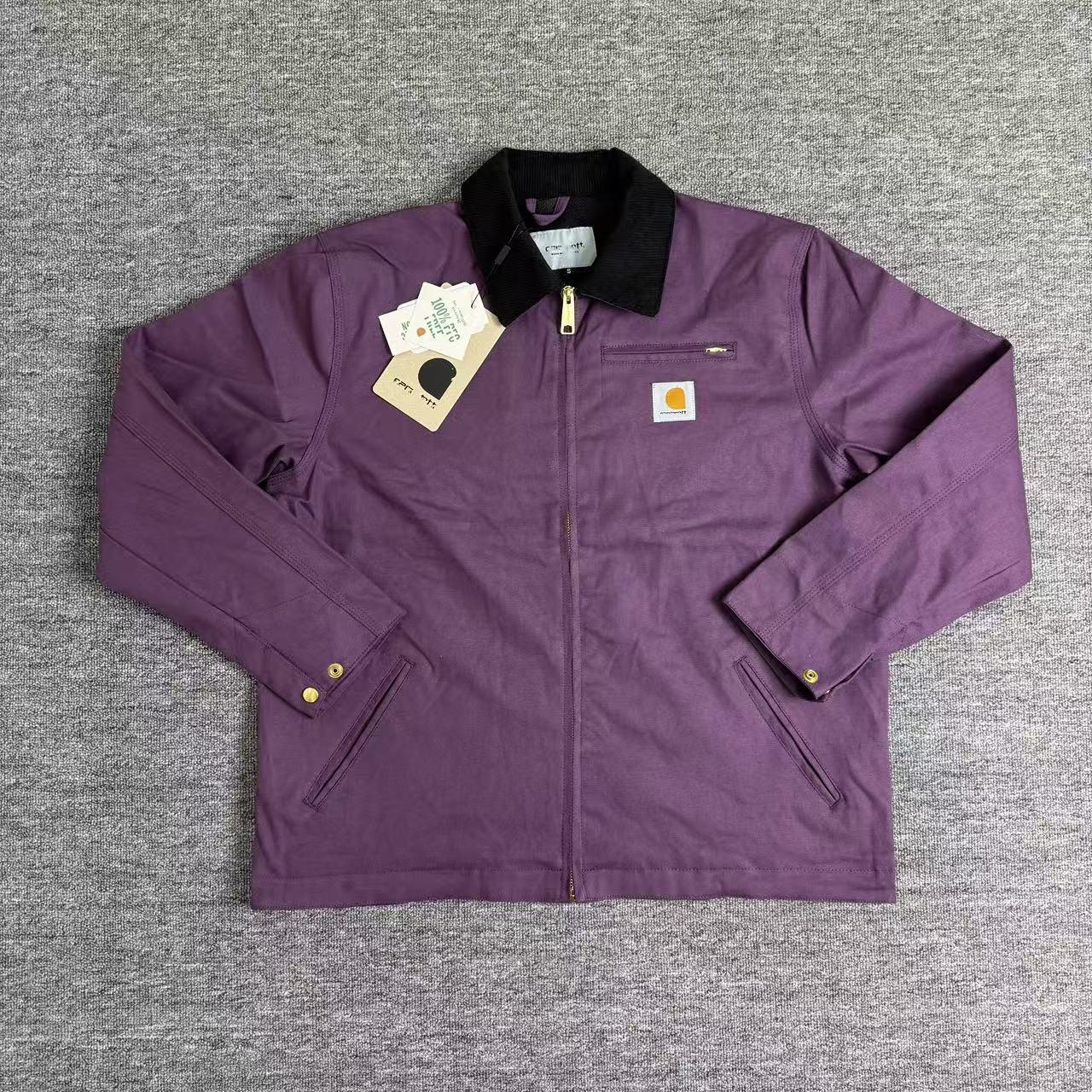 

Детройтська вінтажна важка полотняна прана куртка з потовщеним лацканом XL