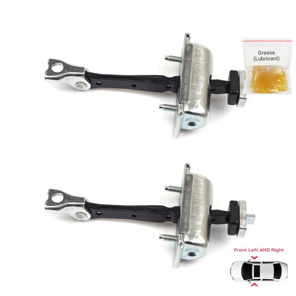 EDP1246-1 2 Pieces Front Left AND Right Door Catch Hinge Brake Stop Check Strap Limiter for Vauxhall Opel Adam M13 2012-2019 13412690 
