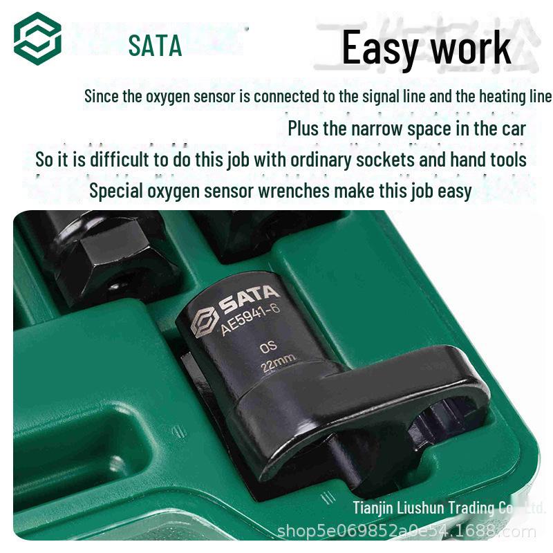 Shida AE5941 22mm Oxygen Sensor Wrench Tool