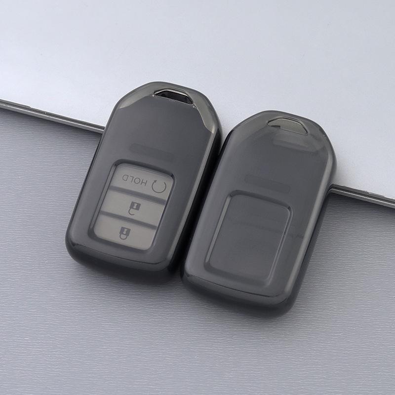 Transparent Full Wrap Honda Key Case for Civic, CR-V, Accord, XRV, Vezel, Fit, Avancier, Crider