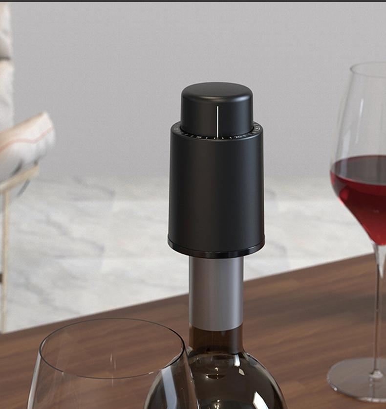 

Compact Presstype Vacuum Wine Stopper with Date Indicator ABS Pump for Maintaining Fresh Wine Flavor and Aroma China Mainland
