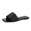 Fashion Slide Sandals For Women With Water Drip Embellishments And Pu Sole For Casual Wear