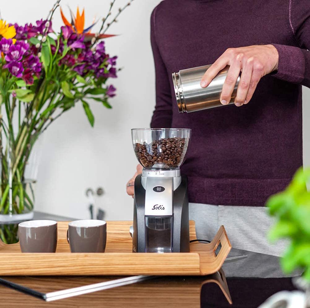 Solis Scala Plus Młynek do kawy Młynek do kawy Czarny Srebrny SK1661