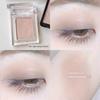 Eyeliner in One Convenient Package! Single-Color Eyeliner Powder in Gray-Brown, Long-Lasting Color, Smudge-Proof, Water-Soluble, Matte and Natural