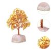 Money Tree Sculpture Chinese Good Luck Decoration for Festival Party Cabinet