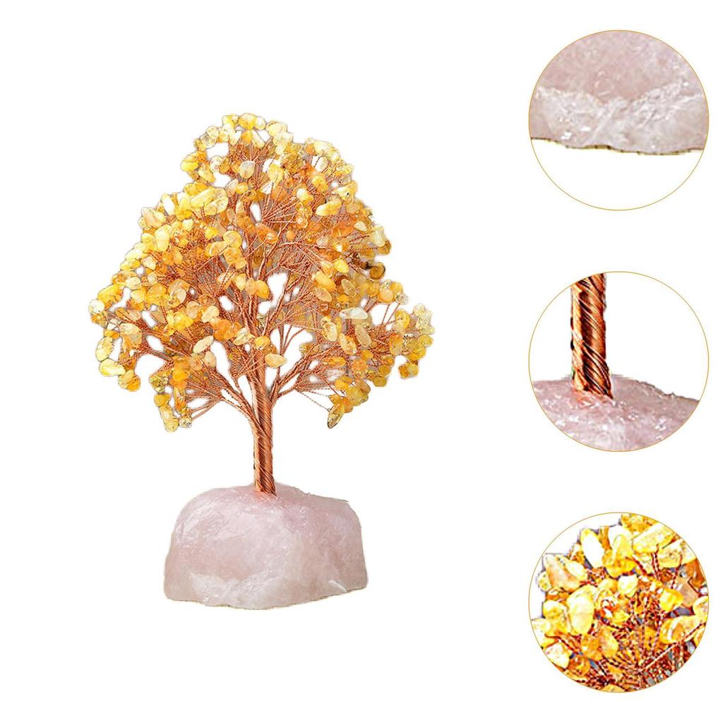 Money Tree Sculpture Chinese Good Luck Decoration for Festival Party Cabinet
