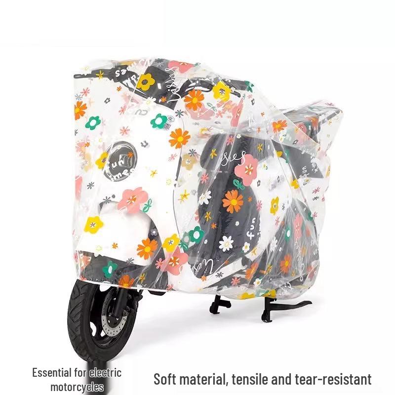 Durable Waterproof Electric Vehicle & Motorcycle Rain Cover with Sunshade and Anti-Fouling Protection