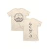 T-shirt da donna con stampa Luna Montagna Girocollo Manica Corta Casual Top Primavera Estate