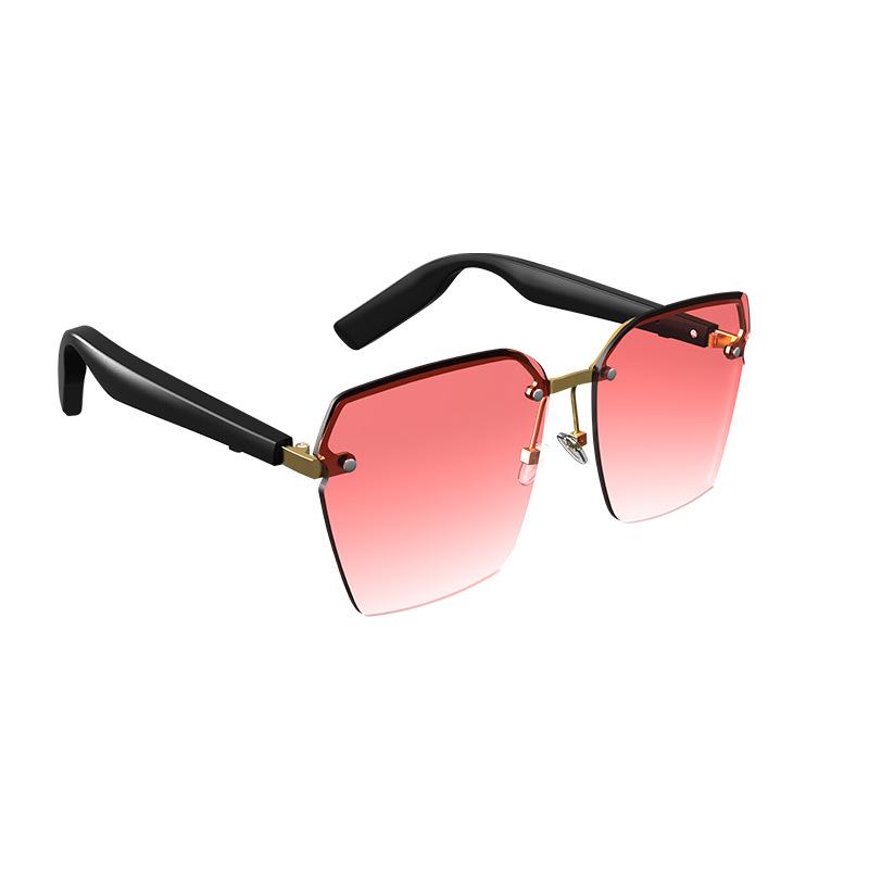 Smart AI Sunglasses, Voice Control, Translation & Navigation, Anti-UV Blue Light Glasses розовый