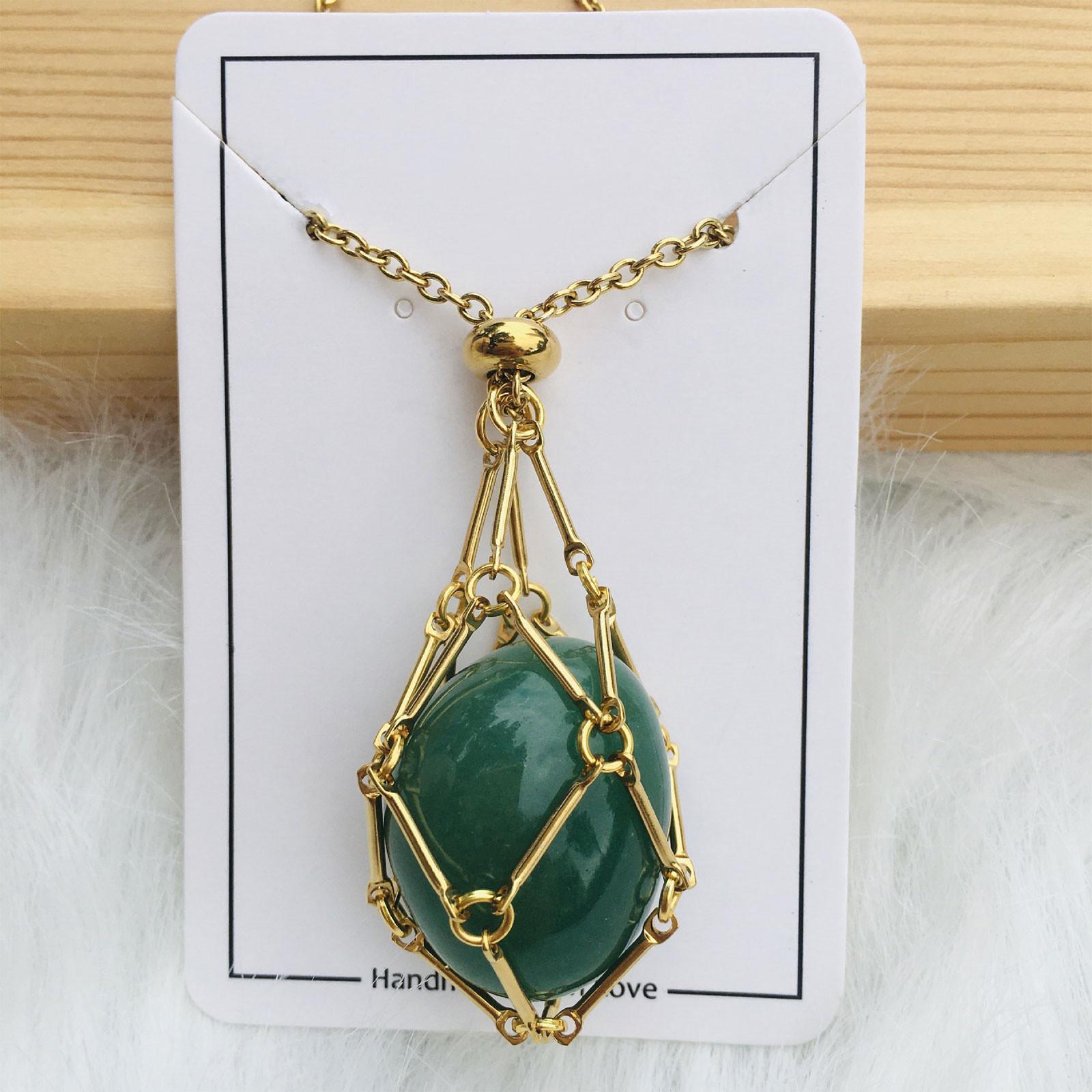 

Ожерелье с подвеской из хрустального камня, ожерелье с подвеской из кристалла регулируемой длины, регулируемый шнур ожерелья с подвеской из кристалла для женщин и мужчин One Size