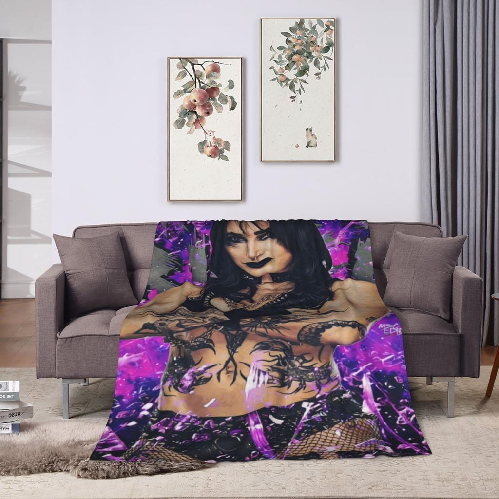 Rhea Ripley Wrestler Plüschdecke Kind Flanell Bettwäsche Überwürfe Für Schlafzimmer Super Weich Maßgeschneiderte Qualität Tagesdecke Geschenkidee