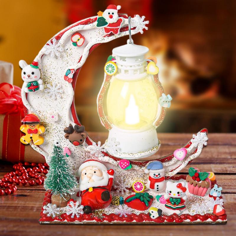 Weihnachtsmann Nachtlicht Weihnachten Niedliches Nachtlicht für Kinder Cremekleber Weihnachtsbeleuchtung mit exquisitem Weihnachtsthema