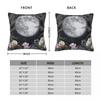 Midnight Garden Glow Moonlight Pillowcase Polyester Linen Velvet Printed Zip Decor Pillow Case Home Cushion Cover