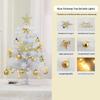 Mini Luminous White Christmas Tree Ornament - 45cm/60cm Desktop Decoration