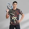 Men's Quick Drying Short Sleeve Sports T Shirt Fitness Running Tennis Sportswear T-shirts Summer Trendy Outdoor Breathable Tees