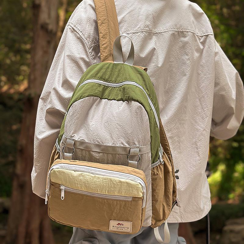 New Mountain Series Color Block Lightweight Sports Backpack - Breathable, Foldable & Ideal for Travel and Mountaineering