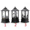 Small Halloween Simulation Flame Light Layout Desktop Decoration Vintage Style Hanging Oil Lamp