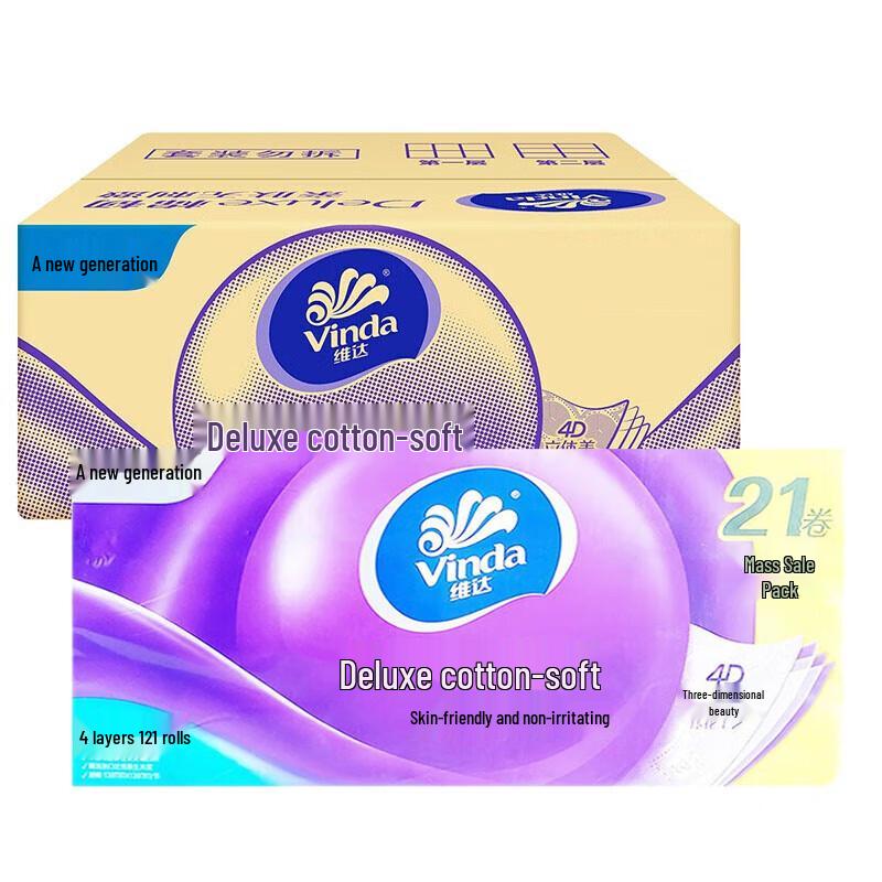 Vinda 4-Ply Unscented Toilet Paper Family Pack