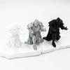 Creative Ninja-Style Single Kneeling Knight Pen Holder Armor Knight Kneeling Figurine Pen Holder Desktop Stand Storage Decor