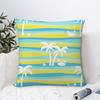 Plam Trees Flowers Pillow Case Sofa Decorative Home Double-sided Printing Short Plush Cushion Cover Throw Pillow Cover Gifts