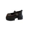 Solid Square Heel Buckle Strap Mary Janes High Heel Party Fashion Women's Shoes On Sale Round Toe Shallow Pumps Maria Jane