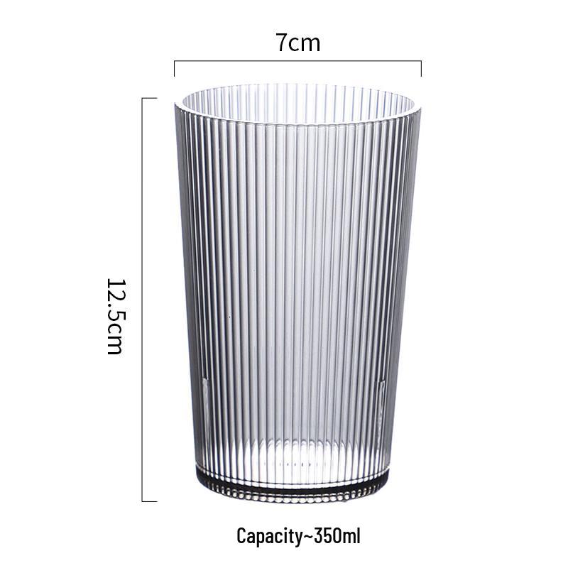 

Striped Acrylic Plastic Drinking Glass