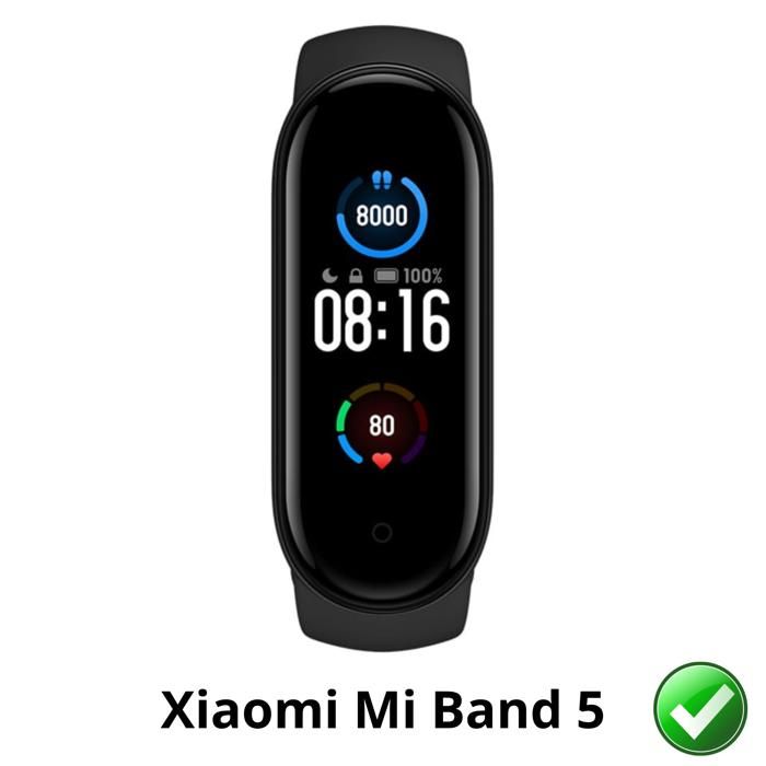 Screen Protector for Xiaomi Mi Band 5 [6 Pack] Ultra Thin Resistant Protective Plastic Film Phonillico