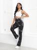 Women's Tie-Dye High Waist Wide-Leg Yoga Pants