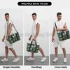 Hawaiian Palm Leaves Print Travel Duffle Bag Lightweight Waterproof Weekender Overnight Bags Unisex Foldable Workout Handbag