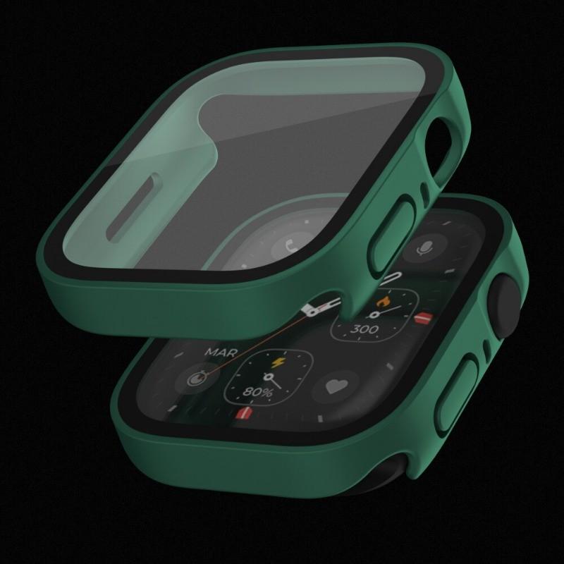 Waterproof Case for Apple Watch 7 8 9 45mm 41mm Screen Protector Glass+Cover iWatch 11 10 42mm 46mm 5 SE 6 44mm 40mm Accessories