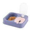 Cat Dishes For Food And Water 2 In 1 Raised Pet Feeding Bowl Double Dishes Bunny Food Water Dispenser Set Automatic Waterer