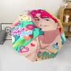 Saja Boys Theme Automatic Umbrella, Lightweight & Portable, 8 Rib, Perfect for Outdoor Travel, Birthdays, Christmas, Gifts.