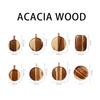 Natural Wood Grain Acacia Cutting Board Double-sided Board