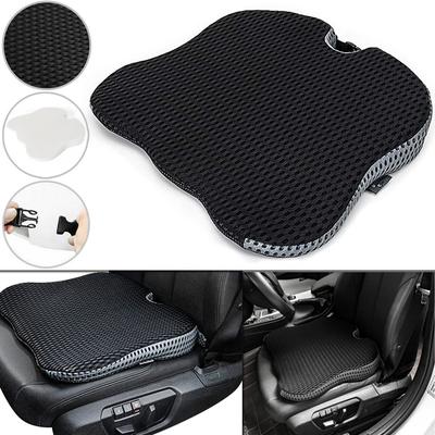 Universal Car Seat Memory Foam Cushion Front Seat Anti-slip Heightening Pad Driver Enhanced Driving Vision Auxiliary Accessories