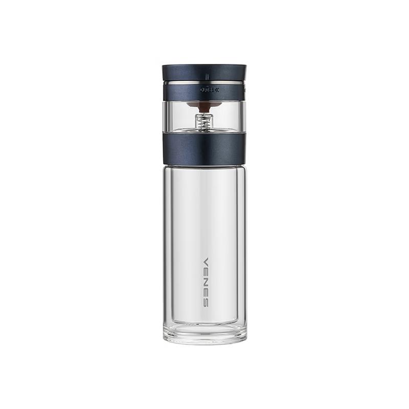 

VENES Tea Water Separation Double-Layer Glass Cup