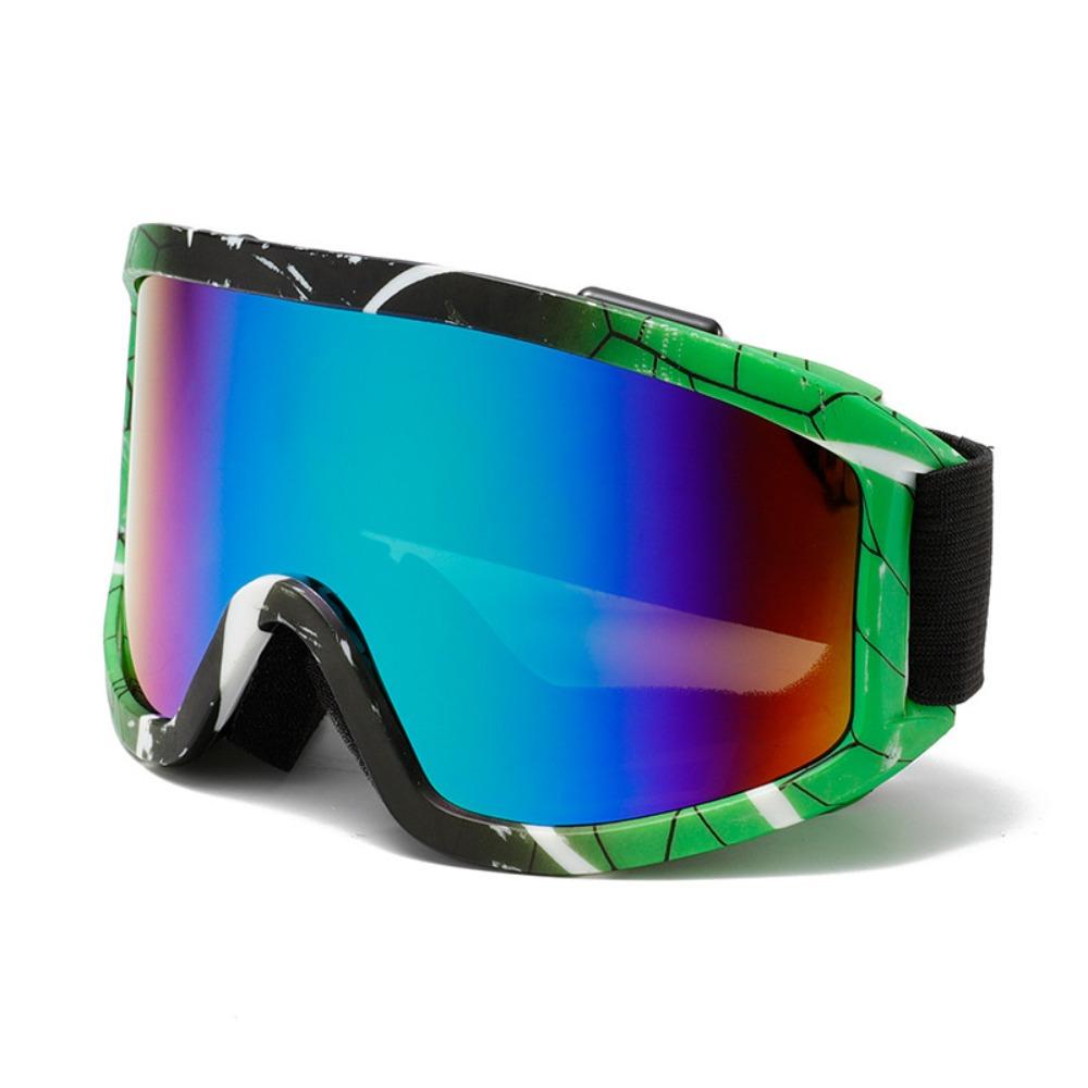 Adult Outdoor Ski Goggles Mountaineering Goggles Unisex Ski Glasses Snow Windproof Goggles Outdoor Glasses