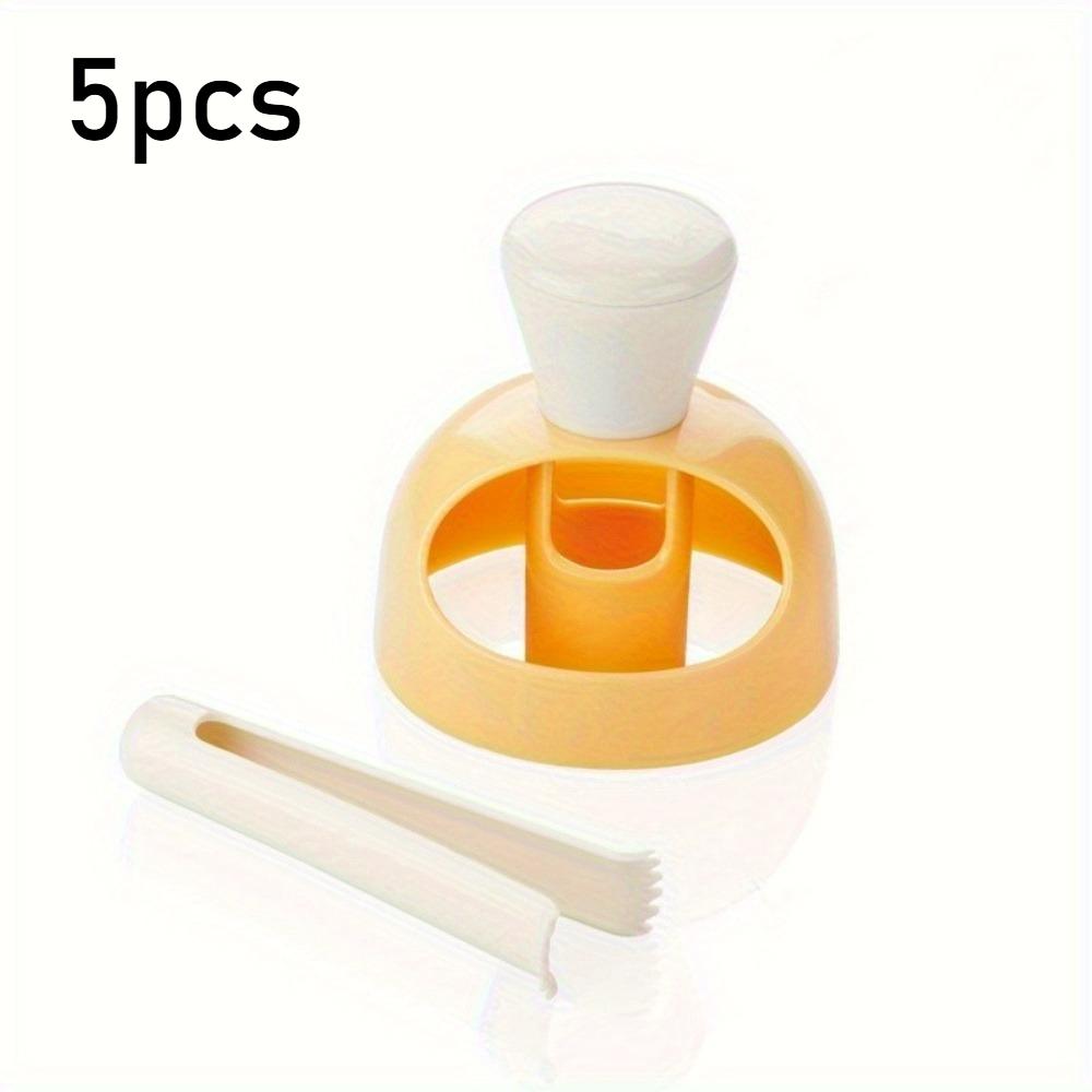 3/5pcs Plastic Donut Cutter Set with Dipping Plier, Non-Stick DIY Doughnut Baking Tools for Home Use, Kitchen Tools