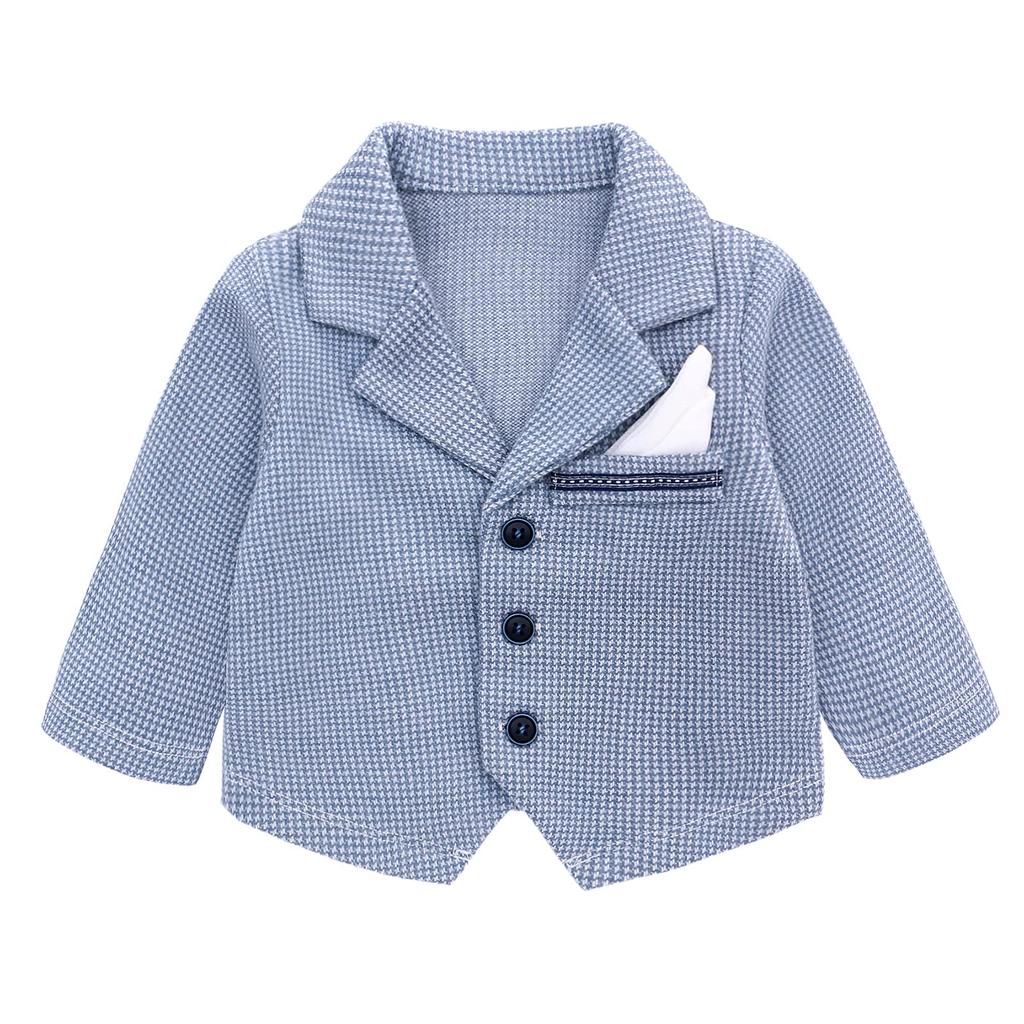 Famuka Baby Long Sleeve Romper Formal Checkered Perfect for and Simple and Stylish Perfect for and Everyday Perfect for Entrance and Graduation