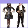 Adult Pirate Costume Couples Outfit For Halloween Cosplay Featuring Polyester Fabric