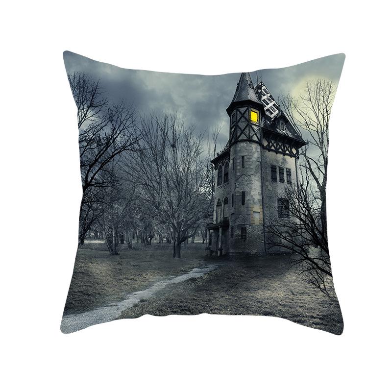 New Peach Skin Halloween Pillowcase Home Wish Home Supplies Cushion Cover Waist Pillowcase
